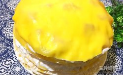芒果千层蛋糕#豆果5周年