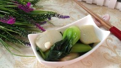 青菜炒年糕