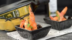 橄榄油黑椒煎大虾