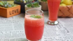 气泡西瓜汁