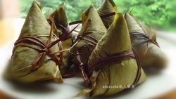 广式红豆枧水粽