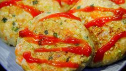 孜然鸡胸虾饼￨瘦身必备