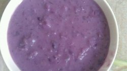 蜂蜜牛奶紫薯粥