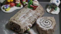 预热圣诞 大树根蛋糕卷