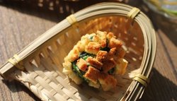 空气炸锅试用之菠菜绣球