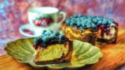 经典名媛下午茶之蓝莓芝士蛋糕