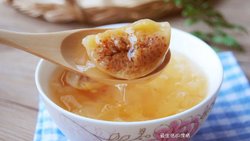 无花果桃胶银耳羹