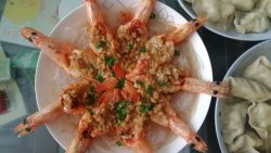 蒜茸粉丝虾