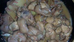 兔肉酒糟煲