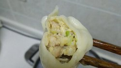 金菇虾皮饺