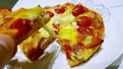 火腿番茄披萨——小清新文艺的结合