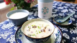 膳魔师版豆浆皮蛋瘦肉粥