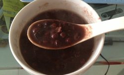 牛奶红豆汤