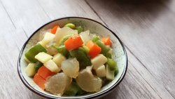牛筋蔬菜丁#青春食堂#