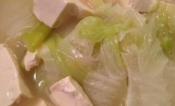 鸭汤白菜豆腐