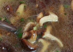 香菇肉片汤