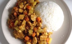 鸡肉咖喱饭
