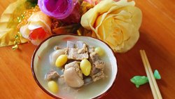 奶香银杏羊肉汤