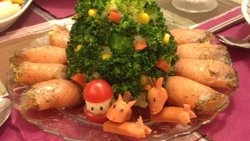 圣诞树土豆沙拉