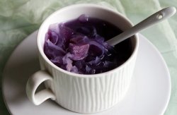 紫薯银耳羹—冬季暖身