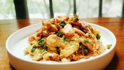 河虾炒鸡蛋