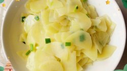 痛风食谱1:清炒土豆片