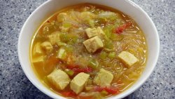 辣白菜豆腐汤（多菜素食版）