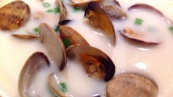 牛奶蛤蜊汤