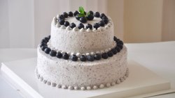 蓝莓双层蛋糕【视频】