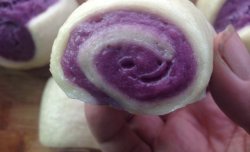 花样紫薯馒头～