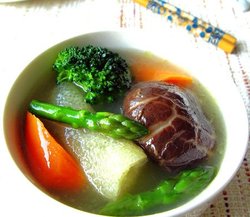 鸡汁浸时蔬