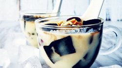 豆浆烧仙草