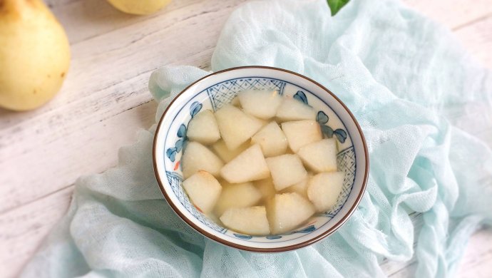 川贝冰糖雪梨水 清热润肺 化痰止咳