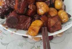 板栗糖醋排骨