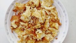 银鱼瑶柱炒蛋