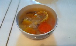 南瓜玉米胡萝卜蜂蜜粥