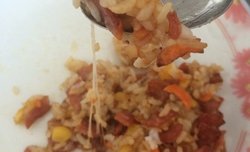 培根玉米芝士炒饭
