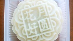 冰皮白莲蓉月饼