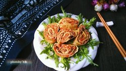 蒸肉蛋卷