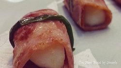 荸荠（地梨）培根卷