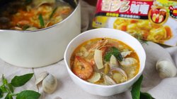 泰椰咖喱海鲜汤