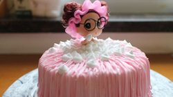 沐浴娃娃生日蛋糕
