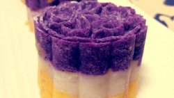 紫薯山药南瓜三色糕