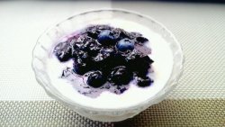 豆腐蓝莓冰淇淋