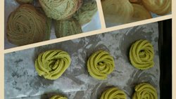 抹茶曲奇，原味曲奇