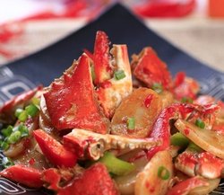 梭子蟹炒年糕