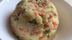 奶香火腿土豆泥