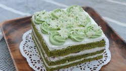 抹茶奶油小方