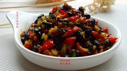 冬天开胃菜，香葱豆豉辣椒