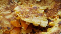 甜玉米南瓜饼